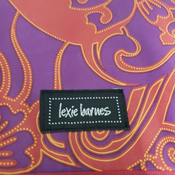 Lexie Barnes Red Purple Multicolor Hard Laptop Sleeve Case Bag - Picture 9 of 11